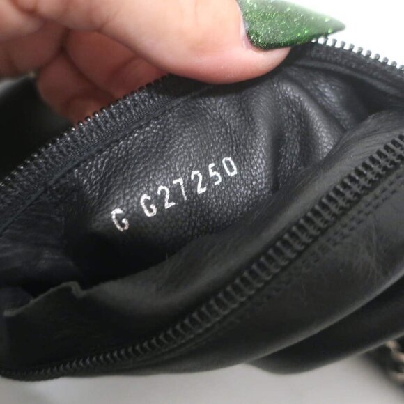 Chanel CC Chain-Trim Cap Toe Knee High Boots Black Leather Size 36.5 - Picture 13 of 15